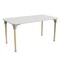 Flash Furniture 23.5 in W, 47 in L, 23 in H, Beechwood, Birch Plywood, Steel, Beech/White MK-ME088026-GG - alternate 1